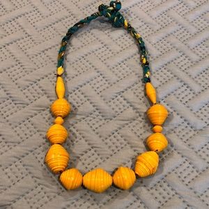 Noonday paper bead necklace